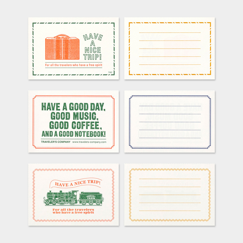 Traveler's Notebook B-Sides & Rarities Refill Regular Size Message Card Limited Edition Traveler's Notebook B-Sides & Rarities Refill Regular Size Message Card Limited Edition