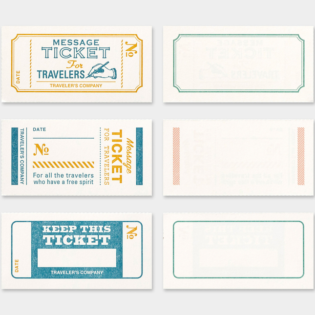 Traveler's Notebook B-Sides & Rarities Refill Passport Size Message Card Edizione Limitata