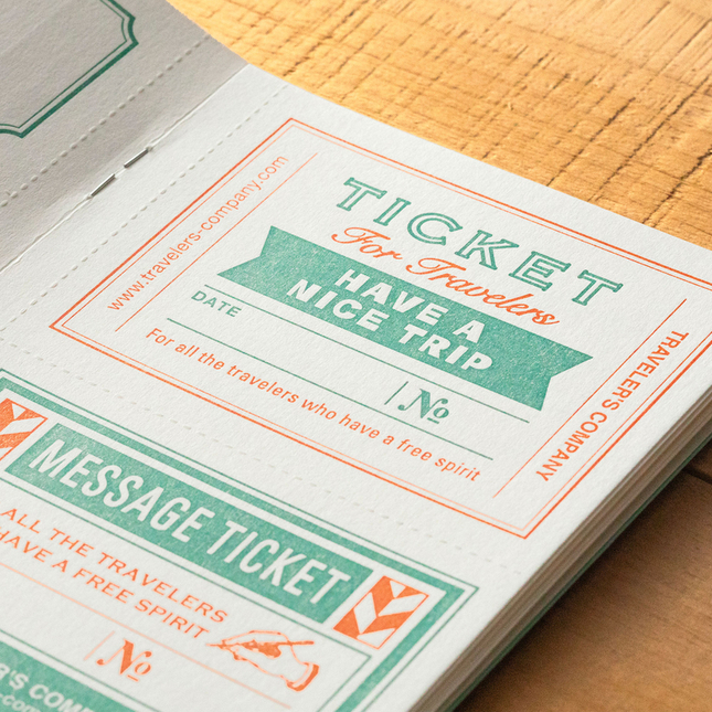 Traveler's Notebook B-Sides & Rarities Refill Passport Size Message Card Edizione Limitata