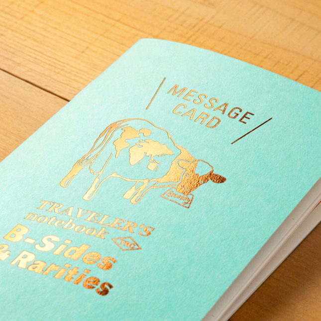 Traveler's Notebook B-Sides & Rarities Refill Passport Size Message Card Edizione Limitata