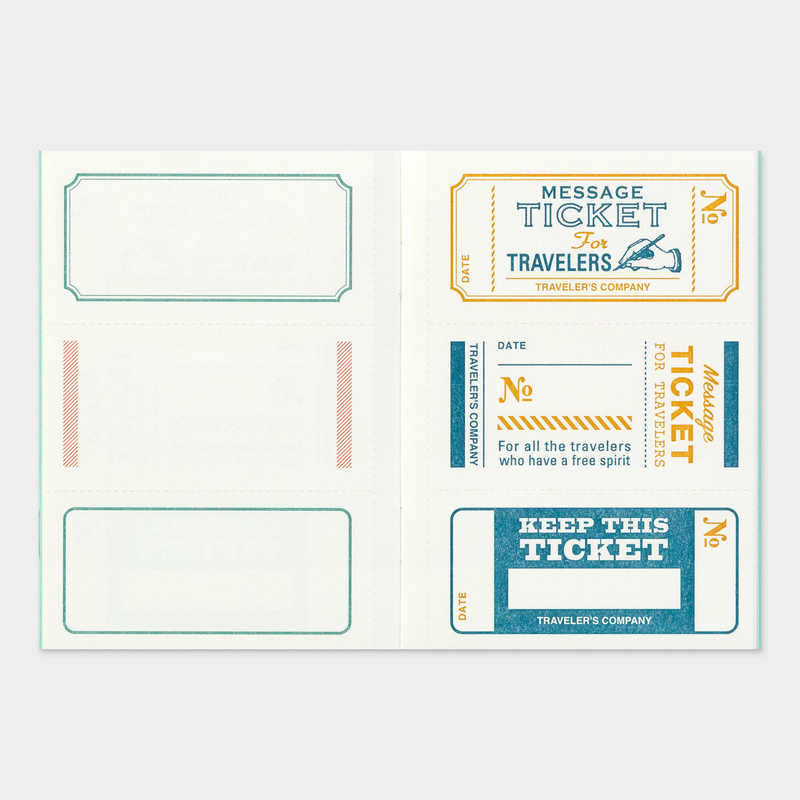 Traveler's Notebook B-Sides & Rarities Refill Passport Size Message Card Limited Edition
