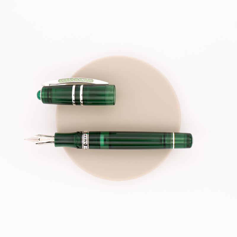 Visconti Homo Sapiens Demo Stones Fountain Pen Emerald Visconti Homo Sapiens Demo Stones Fountain Pen Emerald