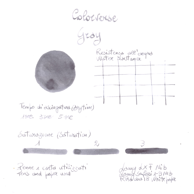 Colorverse Office Series Gray Ink Bottle 30 ml