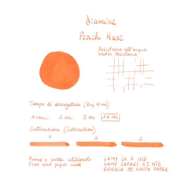 Diamine Peach Haze Inchiostro 30 ml