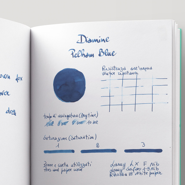 Diamine Guitar Pelham Blue Ink Bottle 30 ml