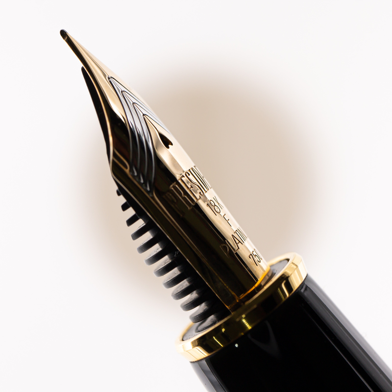 Platinum Izumo Urushi Tamenuri Fountain Pen Biwatame