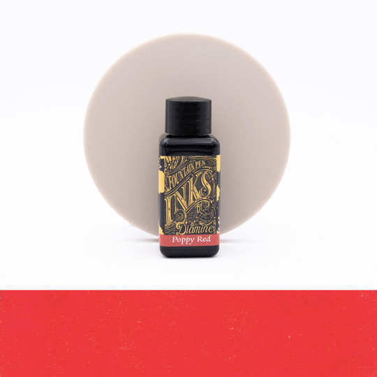 Diamine Poppy Red Ink Bottle 30 ml