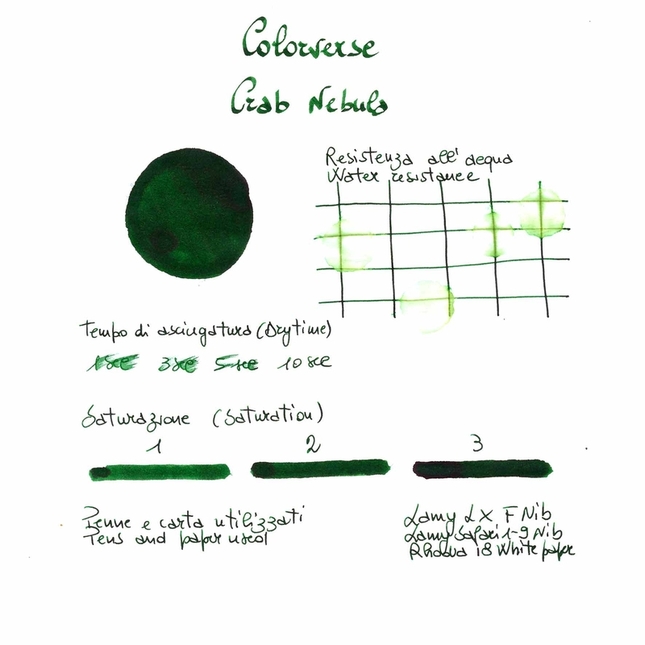 Colorverse Crab Nebula & Horsehead Nebula Glistening Ink Bottle 65 + 15 ml