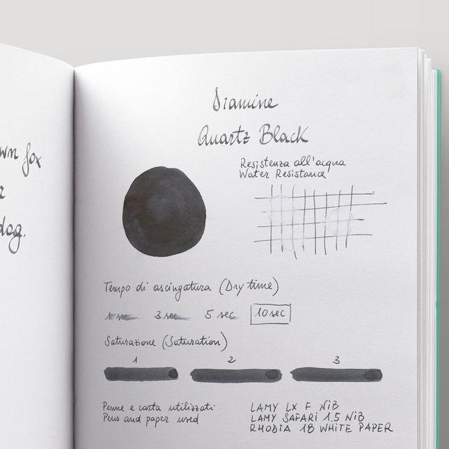 Diamine Quartz Black Ink Bottle 30 ml