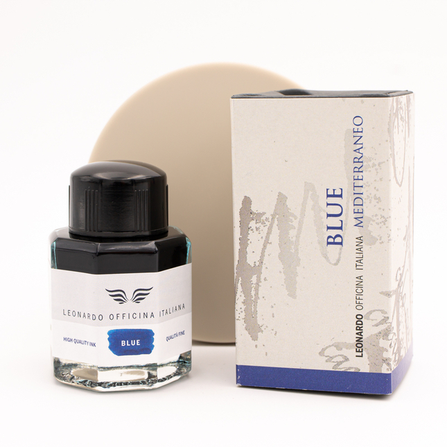 Leonardo Officina Italiana Mediterranean Blue Ink Bottle 40 ml