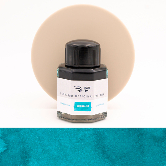Leonardo Officina Italiana Emerald Green Ink Bottle 40 ml