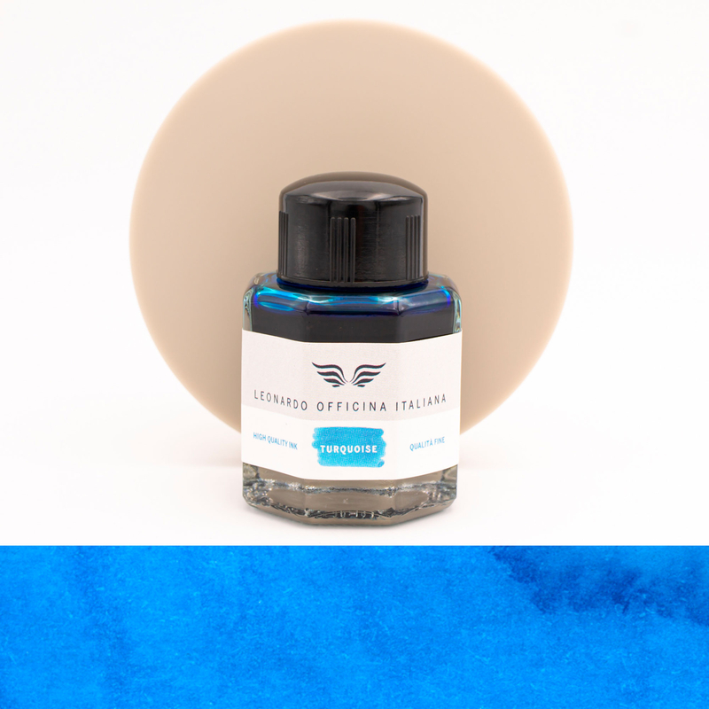 Leonardo Officina Italiana Hawaii Turquoise Ink Bottle 40 ml