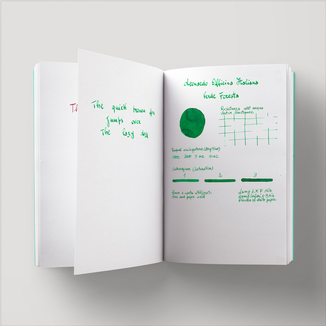 Leonardo Officina Italiana Forest Green Ink Bottle 40 ml