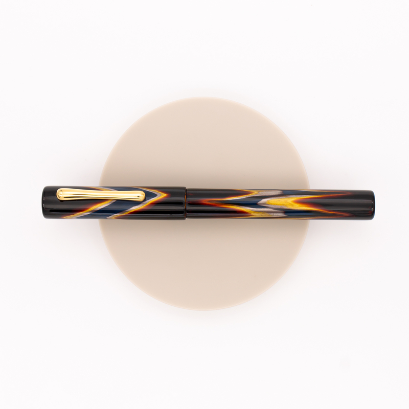 Taccia Ukiyo-e Fountain Pen Hokusai Blue Urushi