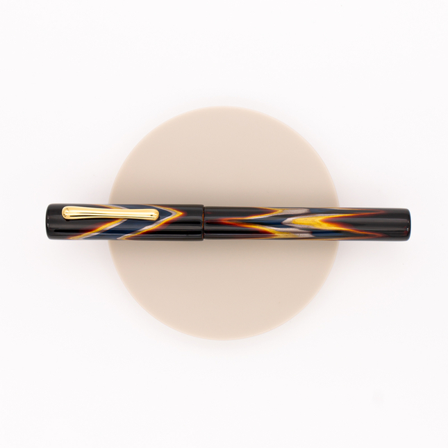 Taccia Ukiyo-e Fountain Pen Hokusai Blue Urushi