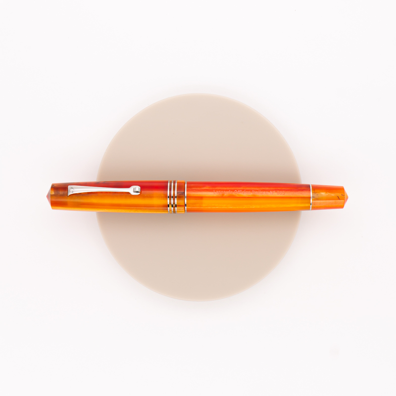 Leonardo Officina Italiana Momento Zero Fountain Pen Mango & Rhodium