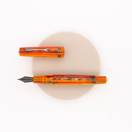 Leonardo Officina Italiana Momento Zero Fountain Pen Mango & Rhutenium