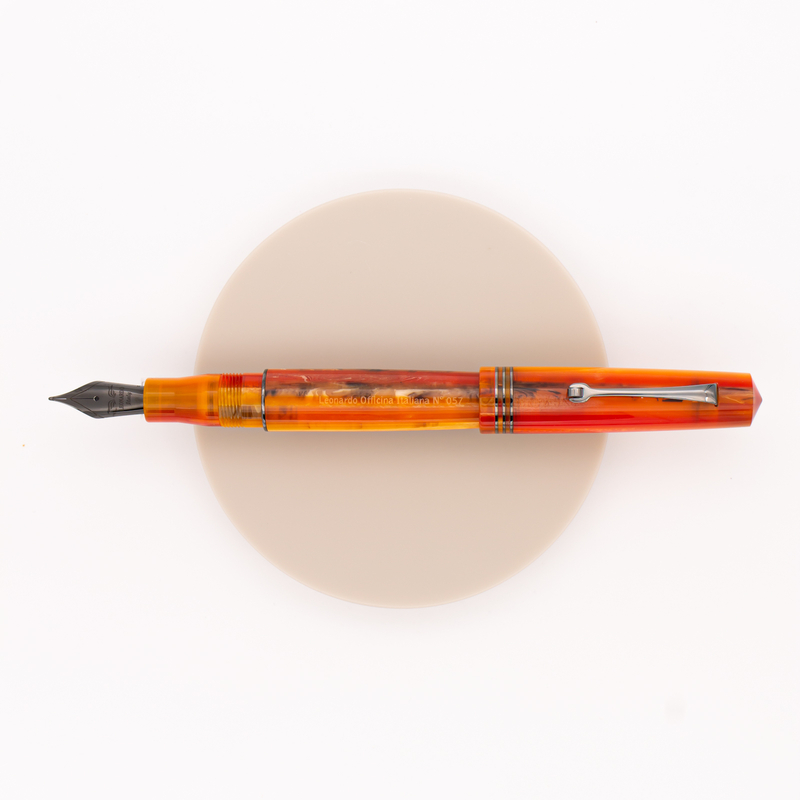 Leonardo Officina Italiana Momento Zero Fountain Pen Mango & Rhutenium