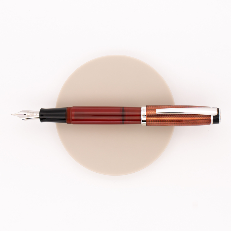 Opus 88 Premium Opera Fountain Pen Brown Dot