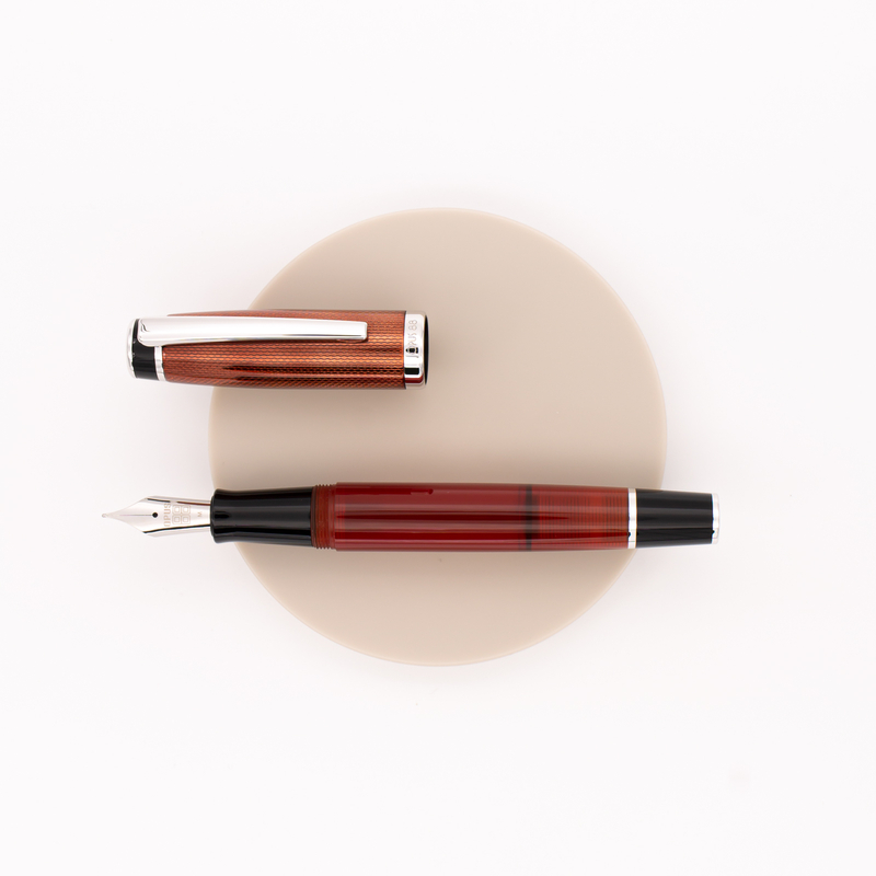 Opus 88 Premium Opera Fountain Pen Brown Dot