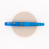 Leonardo Momento Zero Grande Pura Fountain Pen Aqua Blue & Ruthenium 14 KT