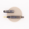 Leonardo Momento Zero Grande Pura Fountain Pen Anthracite Gray & Gold