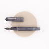 Leonardo Momento Zero Grande Pura Fountain Pen Anthracite Gray & Ruthenium Leonardo Momento Zero Grande Pura Fountain Pen Anthracite Gray & Ruthenium