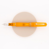 Leonardo Momento Zero Grande Pura Fountain Pen Flame Orange & Rhodium 14 KT Leonardo Momento Zero Grande Pura Fountain Pen Flame Orange & Rhodium 14 KT