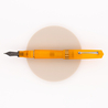Leonardo Momento Zero Grande Pura Fountain Pen Flame Orange & Ruthenium 14 KT Leonardo Momento Zero Grande Pura Fountain Pen Flame Orange & Ruthenium 14 KT