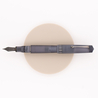 Leonardo Momento Zero Grande Pura Fountain Pen Anthracite Gray & Ruthenium 14 KT