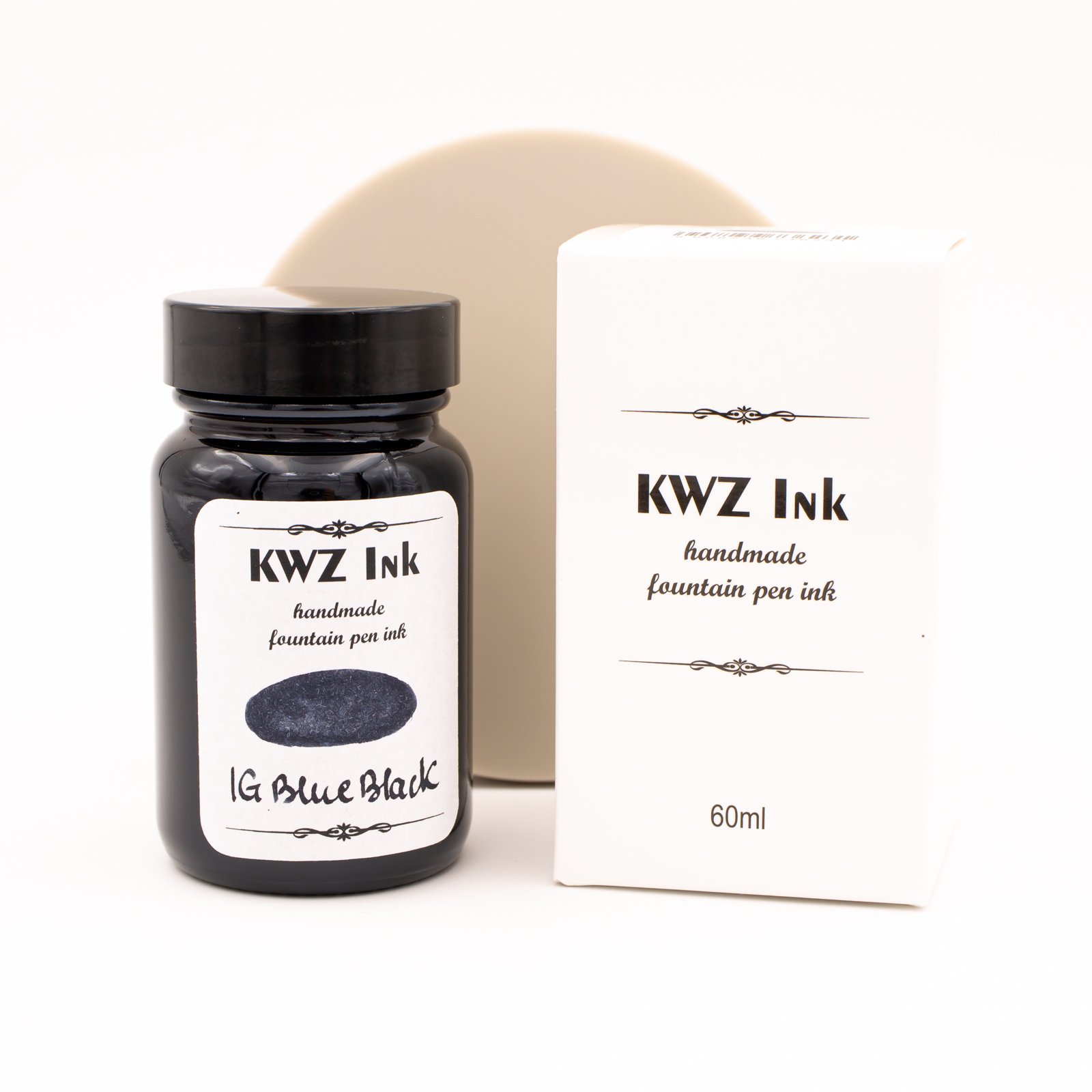 KWZ Iron Gall Blue Black Ink Bottle 60 ml