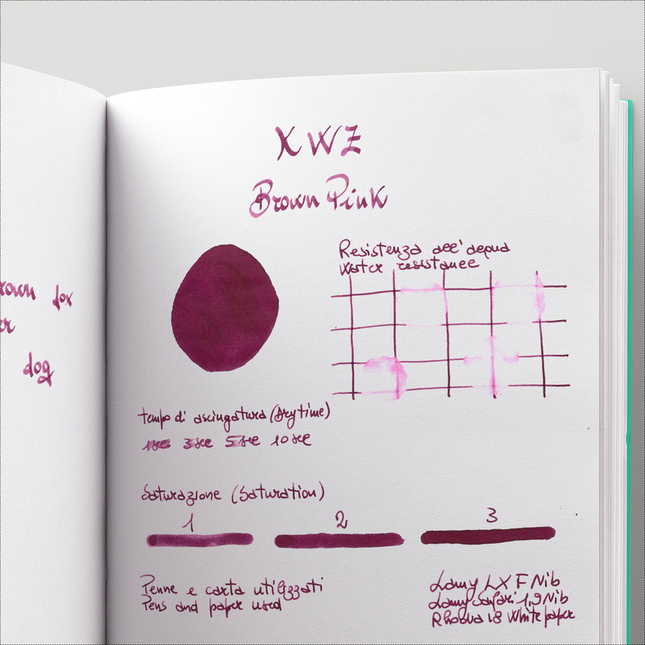 KWZ Brown Pink Ink Bottle 60 ml