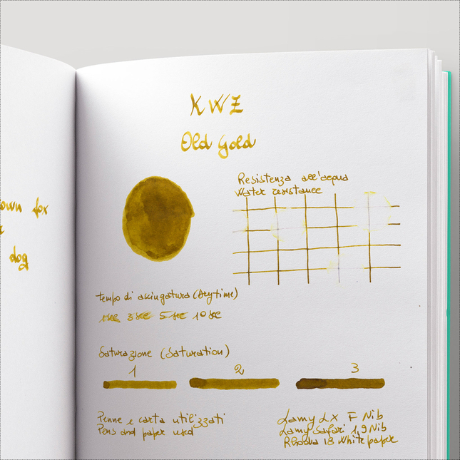 KWZ Old Gold Ink Bottle 60 ml