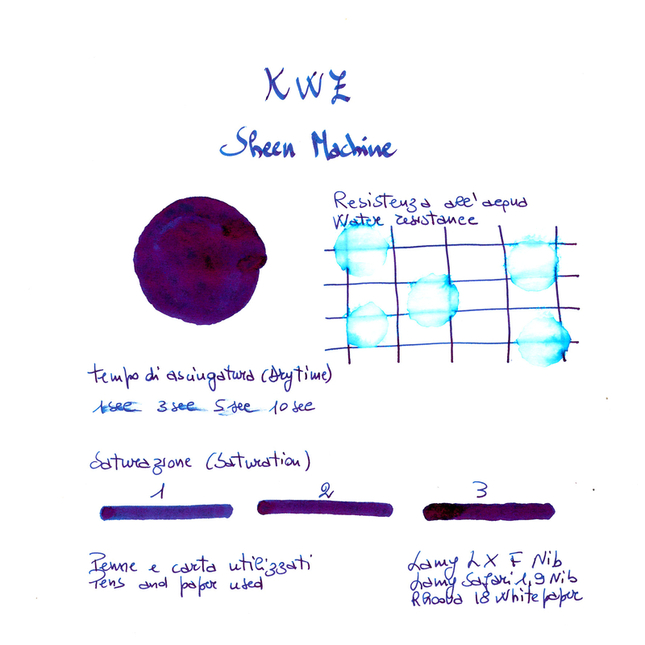 KWZ Sheen Machine Ink Bottle 60 ml
