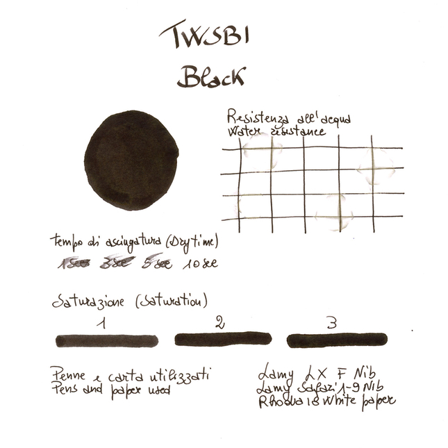 Twsbi Black 10 Ink Cartridges