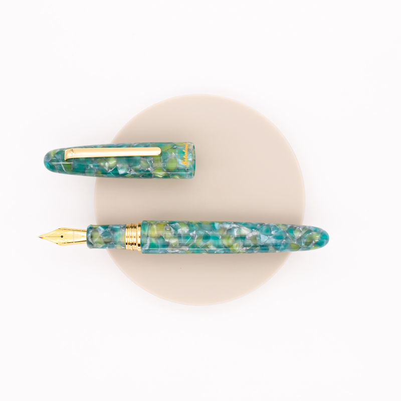 Esterbrook Estie Oversized Fountain Pen Sea Glass & Gold