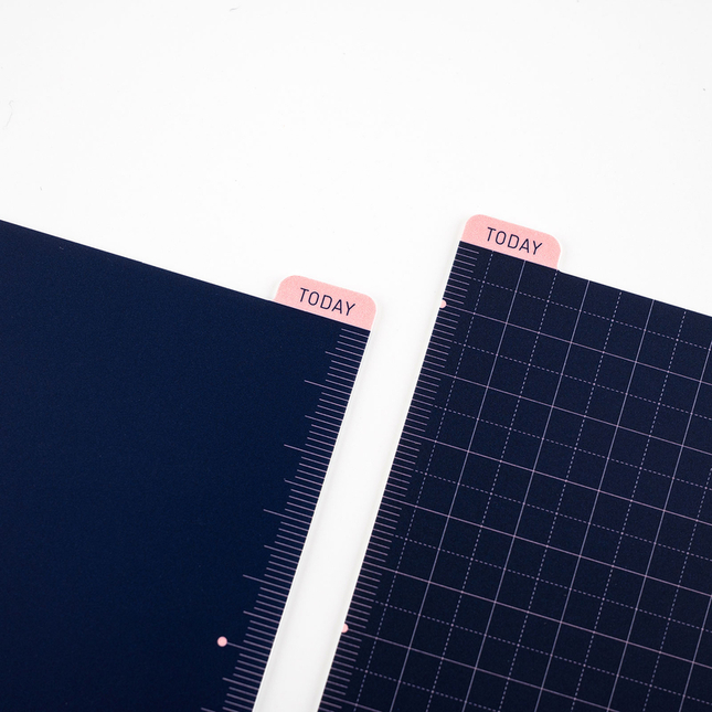 Hobonichi Pencil Board Navy x Pink Sottopagina per Weeks
