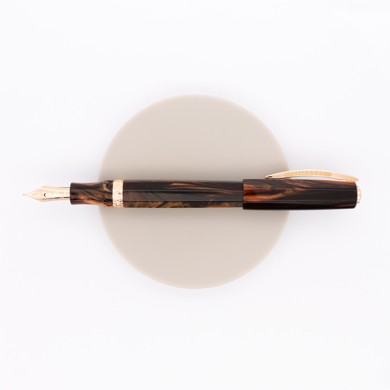 Visconti Medici Penna Stilografica Rose Gold