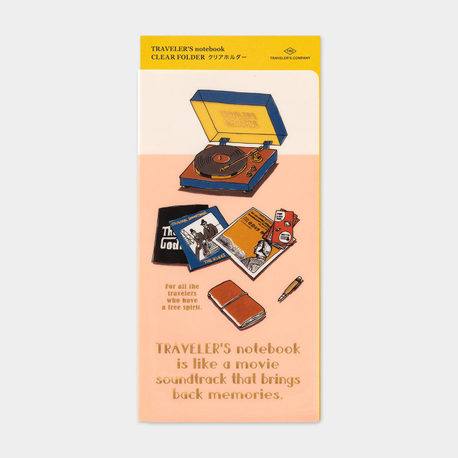 Traveler's Notebook Cartella Trasparente Regular Size in Edizione Limitata 2022