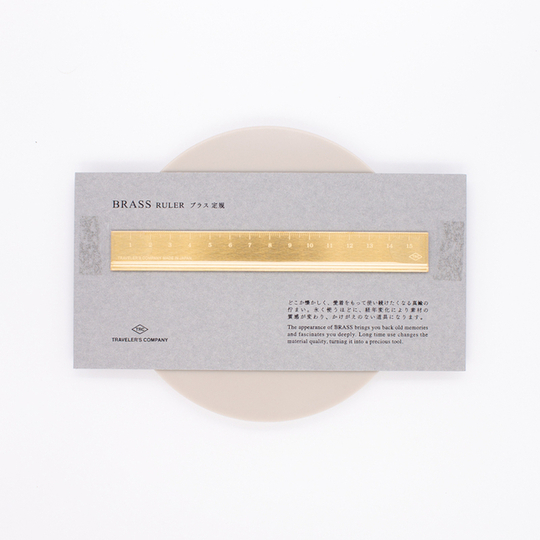 Traveler's Company Brass Ruler