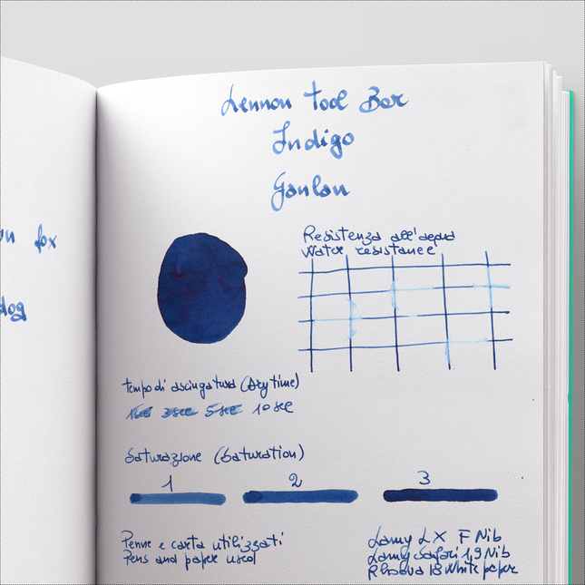 Lennon Tool Bar Indigo Ganlan Inchiostro 30 ml