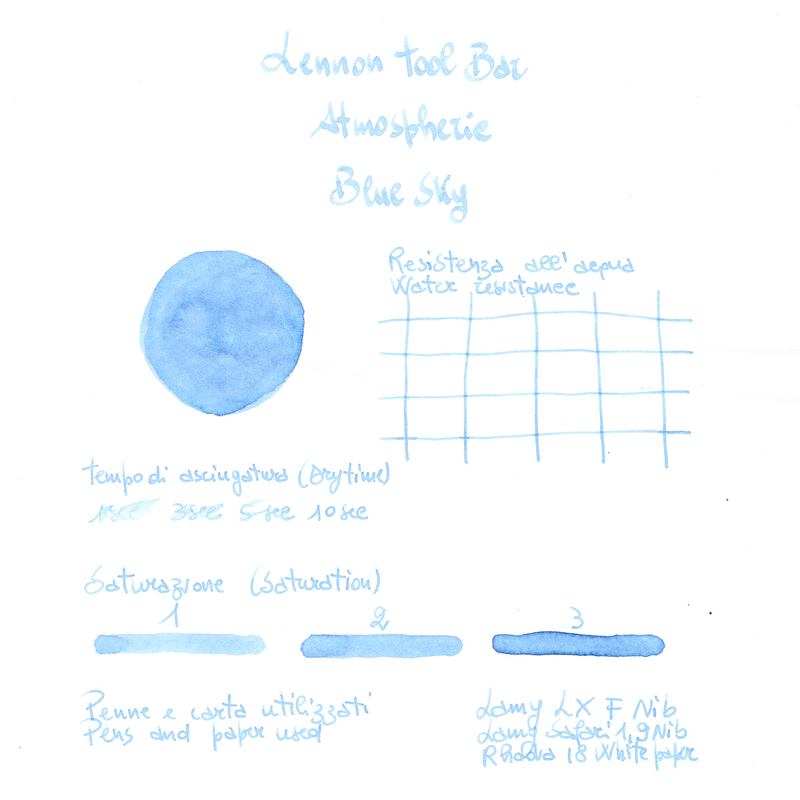 Lennon Tool Bar Atmospheric Blue Sky Inchiostro 35 ml Lennon Tool Bar Atmospheric Blue Sky Inchiostro 35 ml