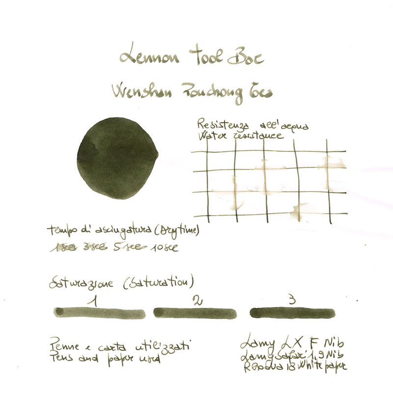 Lennon Tool Bar Wenshan Pouchong Tea Inchiostro 30 ml Lennon Tool Bar Wenshan Pouchong Tea Inchiostro 30 ml