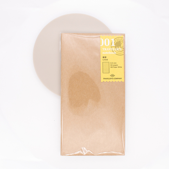 Traveler's Notebook Refill 001 Regular Size Lined Notebook