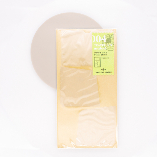 Traveler's Notebook Refill 004 Regular Size Pocket Stickers