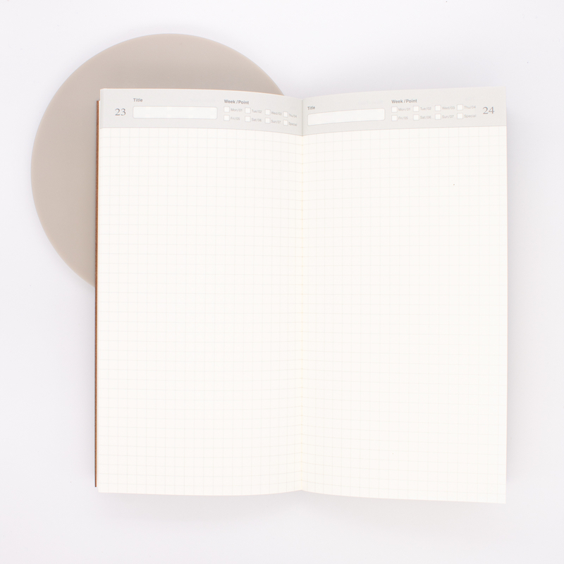 Traveler's Notebook Refill 005 Regular Size Free Diary