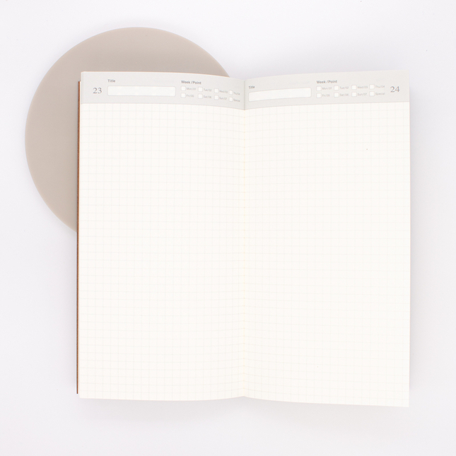 Traveler's Notebook Refill 005 Regular Size Free Diary