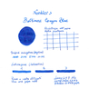 Noodler's Baltimore Canyon Blue Ink Bottle 3 oz