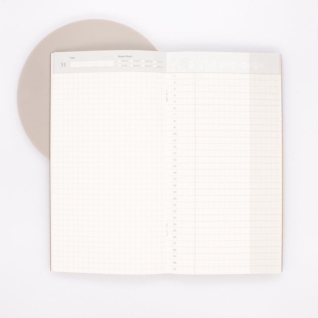 Traveler's Notebook Refill 005 Regular Size Free Diary