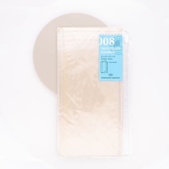 Traveler's Notebook Refill 008 Regular Size Tasca con Zip